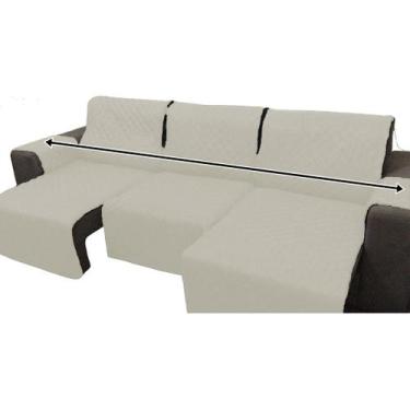 Imagem de Capa Protetor Para Sofa Retratil e Reclinavel 3,50M 3 Modulos (MEDIDA 