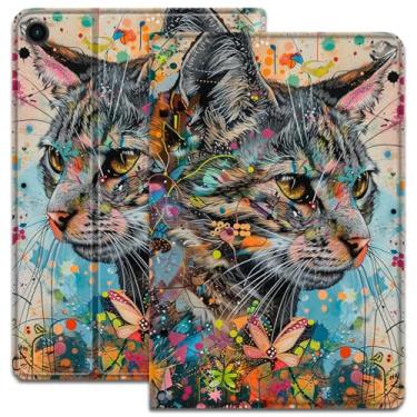 Imagem de Capa para Samsung Galaxy Tab A9+/A9 Plus 5G 11 polegadas 2023 2024 (SM-X210/X216/X218), suporte dobrável ajustável e despertar/hibernar automático, capa inteligente com proteção à prova de choque,