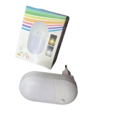 Imagem de Mini Abajur de Tomada Luz Quente E Fria Led - NoBrand