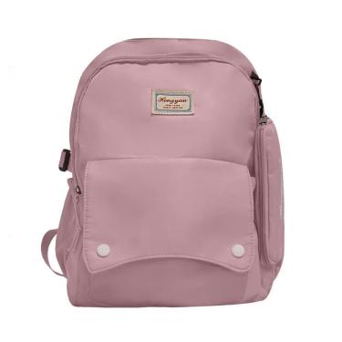 Imagem de Mochila Fofa Com Estojo Estilo Coreano Escolar Rosa