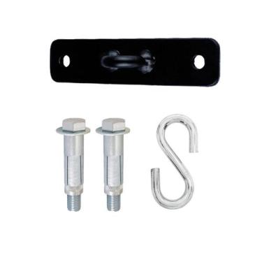 Imagem de Suporte Teto Retangular Para Saco De Pancada - Gorilla, Preto, Único, 