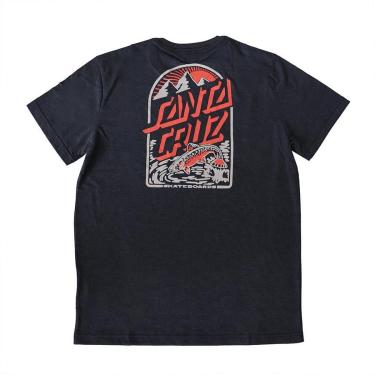 Imagem de Camiseta Santa Cruz Especial Retreat - Preto Mescla-Masculino