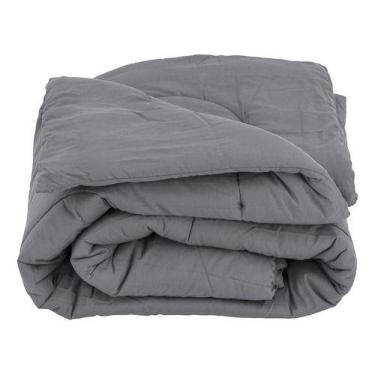 Imagem de Edredom Queen Size Algodao Cinza Liss 180 Fios 240x240cm - Karsten, Ci