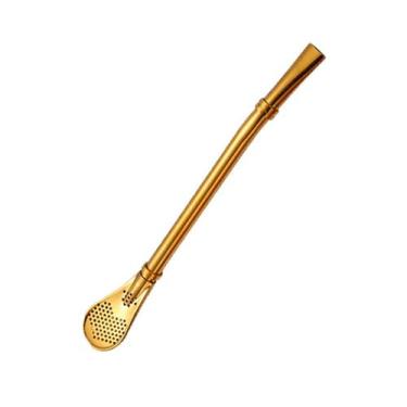 Imagem de Canudo de Inox Chimarrão Dourado - CAN.U.DO