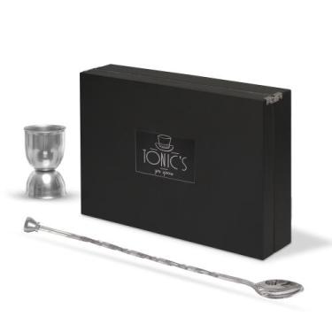 Imagem de Kit Especiarias Gin Tônica + Colher + Dosador - PERSONALIZADA - TONIC'