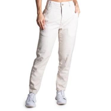 Imagem de Calça Linho Sawary Mom - 274170 , Bege, 40