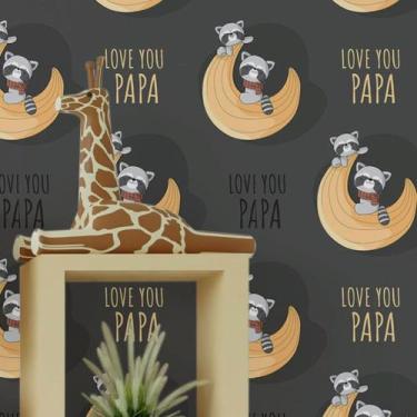 Imagem de Papel de Parede Adesivo Infantil Love You N019037 0,58x3M - Adesivo BR