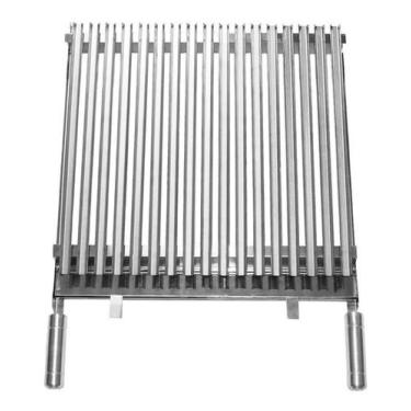 Imagem de Grelha Argentina 40 X 45 Cm Churrasco Parrila Inox Reforçada - Itagrel