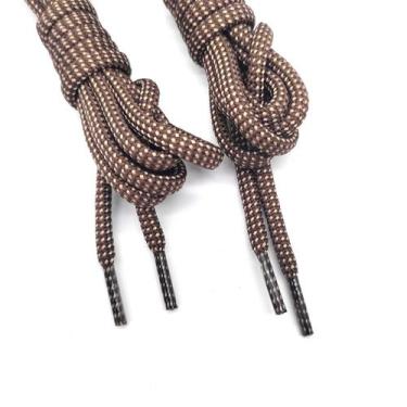 Imagem de Kit 2 Pares Cadarço Redondo Reforçado Para Coturno e Botas - Doce Vinh