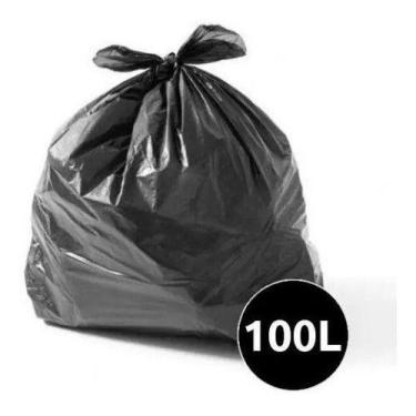 Imagem de Saco De Lixo 100 Litros Resistente 100 Unidades - HIGIPACK