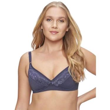 Imagem de Sutiã Sustentação Anatômico Triumph 24787 Microfibra, 44, Marinho