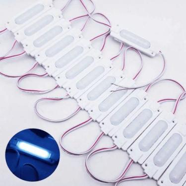 Imagem de Módulo Barra 10 Led Injetado 3w Tb0692 Decoralção Casa/Carro - MV, Bra