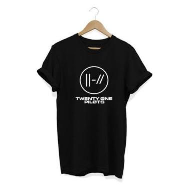Imagem de Camiseta Masculina Twenty One Pilots Show 2023 - 100% Algodão - SEMPRE