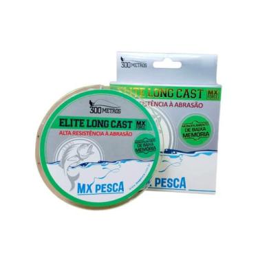 Imagem de Linha MX Pesca MX Elite Long Cast 300m Monofilamento Verde 0,30mm 11,4