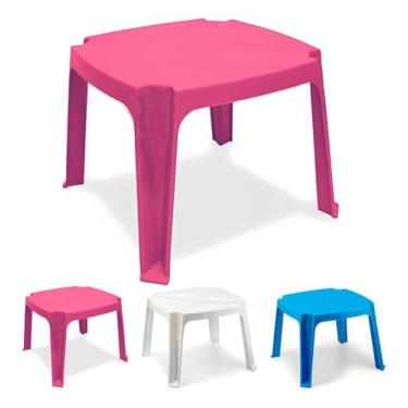 Imagem de Mesinha Infantil Atividades Divertida Resistente Colorida - Plasnew, R