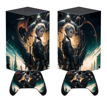 Imagem de PlayVital Dragon Vision Custom Vinyl Skins for Xbox Core Wireless Controller, Wrap Decal Cover Stickers for Xbox Series X Console Controller