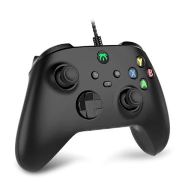 Imagem de Wired Gaming Controller For PC Windows 7 8 10, Anti-Slip No Delay PC Gamepad Joystick With Dual Vibration/Turbo Function Gaming Accessories(Black)