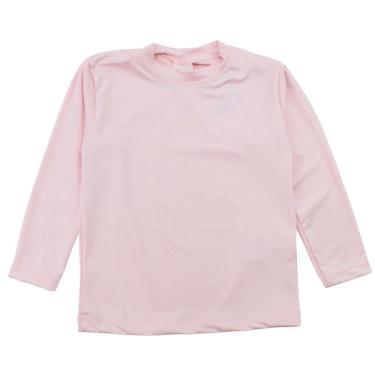 Imagem de Camiseta Infantil Uv 50+ Manga Longa Proteção Sol Praia Lisa