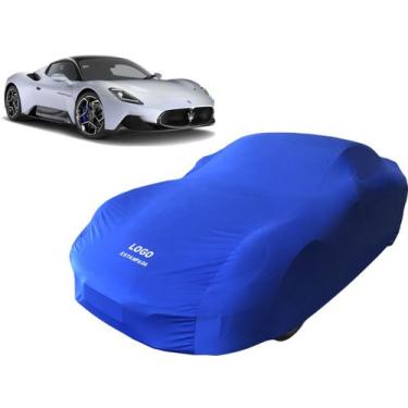 Imagem de Capa Cobrir Carro Automotiva Protetora Maserati MC20 - Mz, Azul