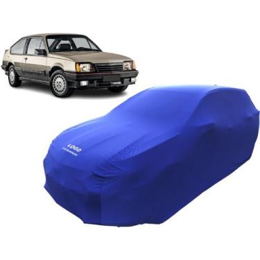Imagem de Capa Proteção Para Carro Chevrolet Monza Hatch Com Logo - Mz, Azul