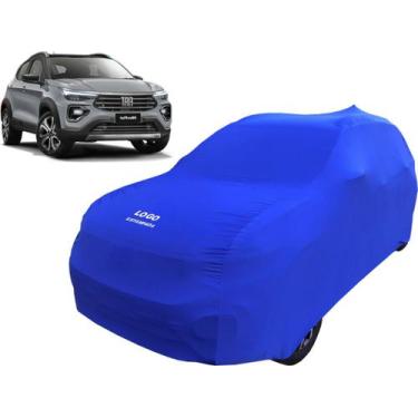 Imagem de Capa De Tecido Para Proteção Carro Fiat Pulse - Mz, Azul