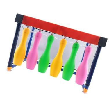 Imagem de EHJRE Conjunto de boliche infantil 2 em 1, bola de futebol, brinquedos internos para parque de 3, 4, 5, 6, 7, 8, 9 anos ou mais, playground, reunião,