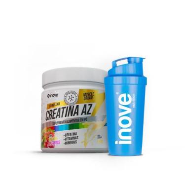 Imagem de CREATINA AZ EM PÓ 150G + COQUETELEIRA 600 ml - INOVE NUTRITION