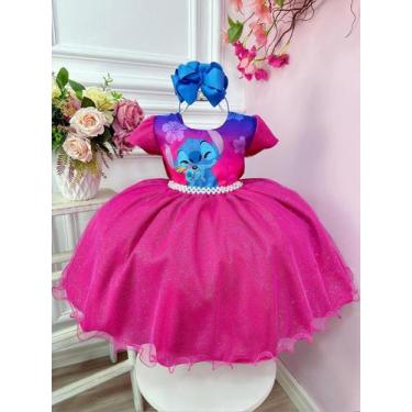 Imagem de Vestido Infantil da Lilo lillo Pink Com Glitter Festas - Ysa Kids, 10
