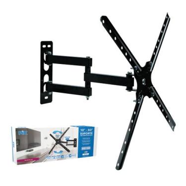 Imagem de Suporte tri-articulado  para tv ou monitor  de 10 a 56 polegadas - pix