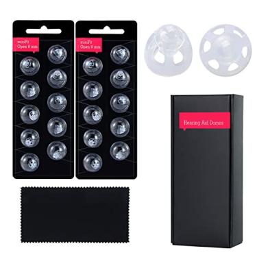 Imagem de LIKODA TEK Cúpulas De Aparelho Auditivo Para Oticon Minifit Cúpulas De Baixo De Ventilação Aberta: 2 Pacotes (8Mm), Cúpulas Universais Para Suprimentos De Aparelho Auditivo Oticon