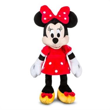 Imagem de PELÚCIA MINNIE C/MECANISMO LUZ E SOM 40CM (VESTIDO VERMELHO)