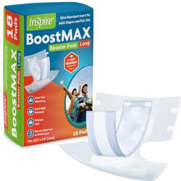 Imagem de Inspire Almofadas Booster Para Incontinência Super Absorventes Extra Longas | Forro De Inserção Para Almofada De Incontinência Para Mulheres E Homens | Inserções De Almofadas De Fraldas Para Fraldas A