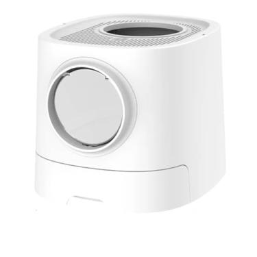 Imagem de Armário grande para móveis com caixa de areia para gatos com gaveta fechada - Produto para animais de estimação para caixa de areia para gatinhos e assento de vaso sanitário(Style4)