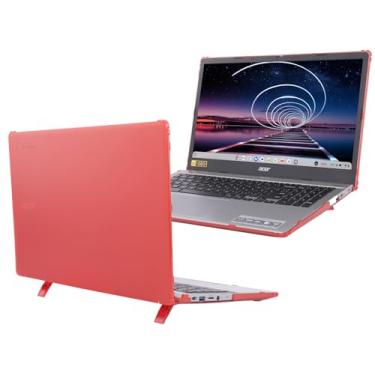 Imagem de mCover Capa compatível apenas com notebooks Acer Chromebook 315 CB315-5H 2023-2025 de 15,6 polegadas (não serve para nenhum outro modelo Acer) - Vermelho