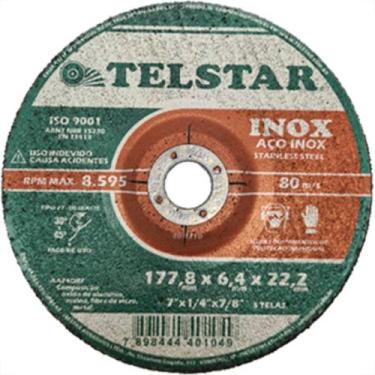 Imagem de Disco Tels.Desb/Inox 7 X 7/8-  A45 - Kit C/5 PC - TELSTAR