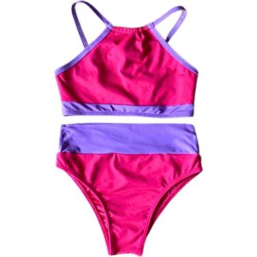 Imagem de Biquini Juvenil Cropped Hotpants Proteção Uv Blogueira - Dani Lingerie