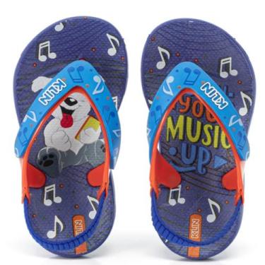 Imagem de Chinelo Infantil Masculino klin Acqua Sandália de Dedo Com Elástico Pa