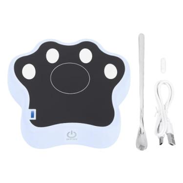 Imagem de Misturador Magnético Levitação Magnética Misturador de café Agitador Recarregável Com Forte Força de Mistura para Leite, chá, Líquidos Grossos e Bebidas Granulares (ABS)