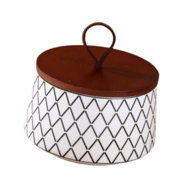 Imagem de IEUDNS Jarra de armazenamento selado com cozinha, jarra de doces com tampa, jarra de armazenamento de alimentos para caldeira para casa, farinha, cozinha, Grade