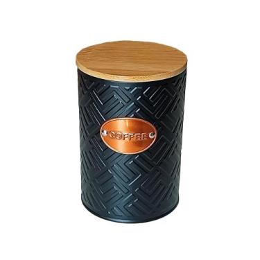 Imagem de Pote Lata Hermética Porta Café c/ Tampa de Bambu - Paramount