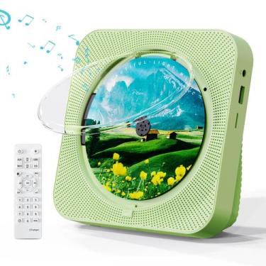 Imagem de Leitor de CD Portátil MICOCIOUS com Bluetooth e Rádio FM