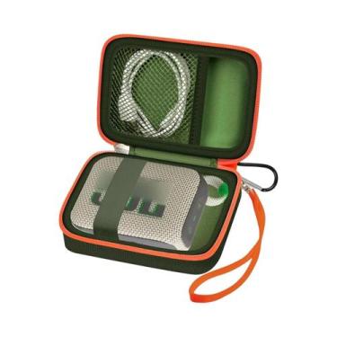 Imagem de Estojo de Transporte à Prova d'Água para JBL Go 4, 3, 2 e Eco, verde