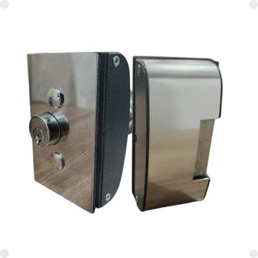 Imagem de Fechadura Elétrica Porta De Vidro Furo 2 Folha PV200F2I AGL