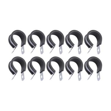 Imagem de Abraçadeira de Aço/Borracha 19x25 p/ Mangueira 10mm 10 Pçs - Royce Con