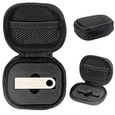 Imagem de Carteira de Hardware Bitcoin para Carteira de Hardware Ledger Nano S Criptomoeda, Proteção Personalizada, Bolso de Malha para Ledger Extra Nano S e Cabo, Luz Compacta com Proteção Forte