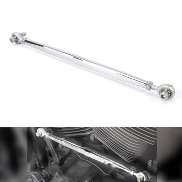 Imagem de NICECNC Alavanca de mudança de marchas cromada, haste de câmbio em liga de alumínio usinada CNC compatível com Harley Breakout FXBRS 114 2018-2020, CVO Tri Glide FLHTCUTGSE 2020-202, consulte o ajuste