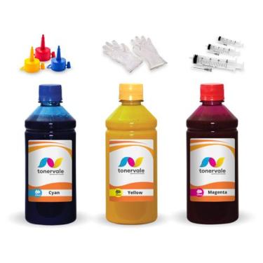Imagem de Kit 3 Tinta Compatível Para Canon G1110 GL-190 GL190 250ml - Toner Val