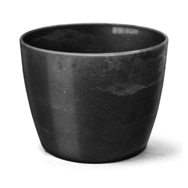 Imagem de Cachepot Nutriplan Elegance Redondo Preto Ônix - Tamanho 1 - Nutriplan