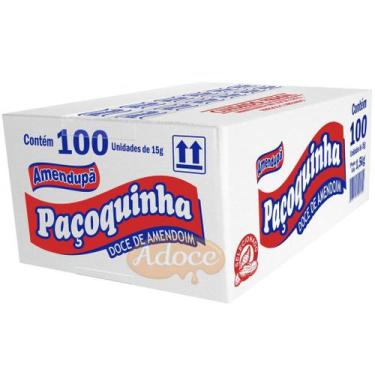 Imagem de Paçoca rolha embrulhada amendupã, 1,5kg