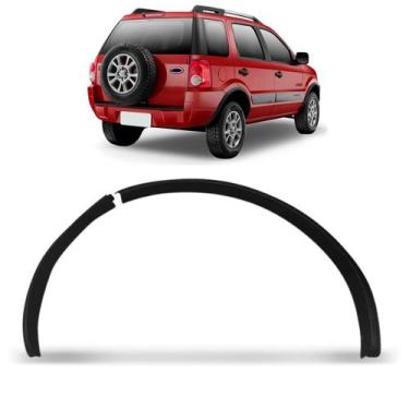 Imagem de Alargador Vão Roda Traseiro Ecosport 2003 A 2012 Preta - KJ, Direito